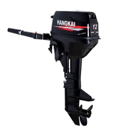 Hangkai 12 HP Heavy Duty Boat Motor 2 Stroke Outboard with Water Air Cooling System